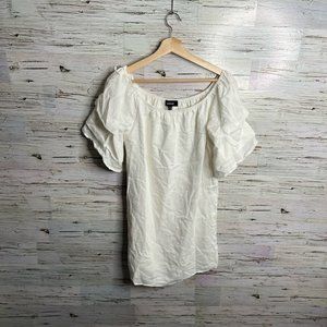 Aakaa White Midi Dress